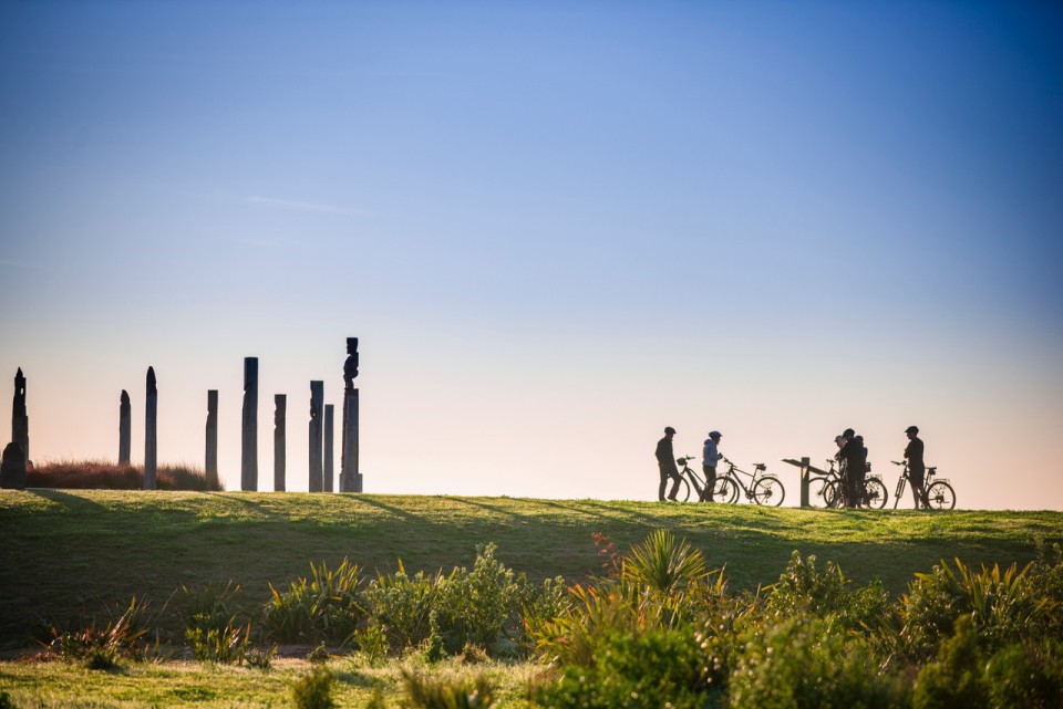 Hawkes Bay Trails Atea a Rangi Star Compass credit Takaro Trails